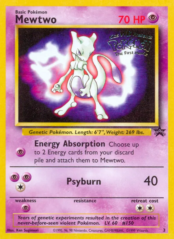 Mewtwo 3/53 Wizards Black Star Promos