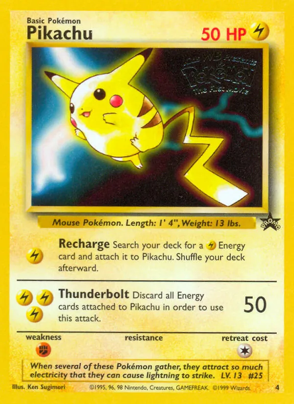 Pikachu 4/53 Wizards Black Star Promos
