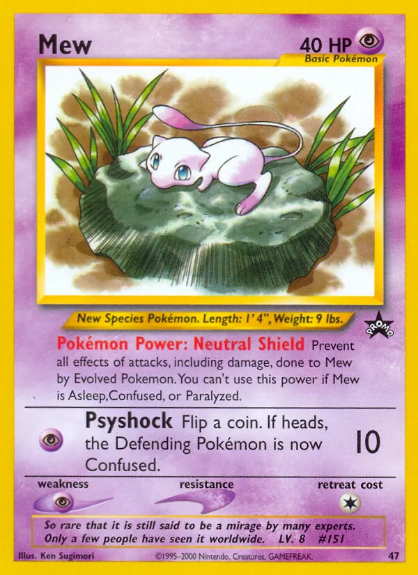 Mew 47/53 Wizards Black Star Promos
