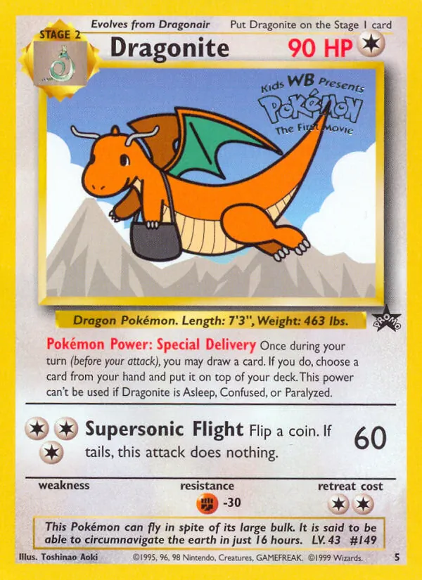 Dragonite 5/53 Wizards Black Star Promos