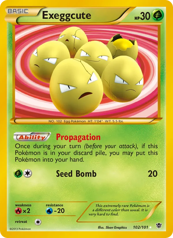 Exeggcute 102/101 Plasma Blast