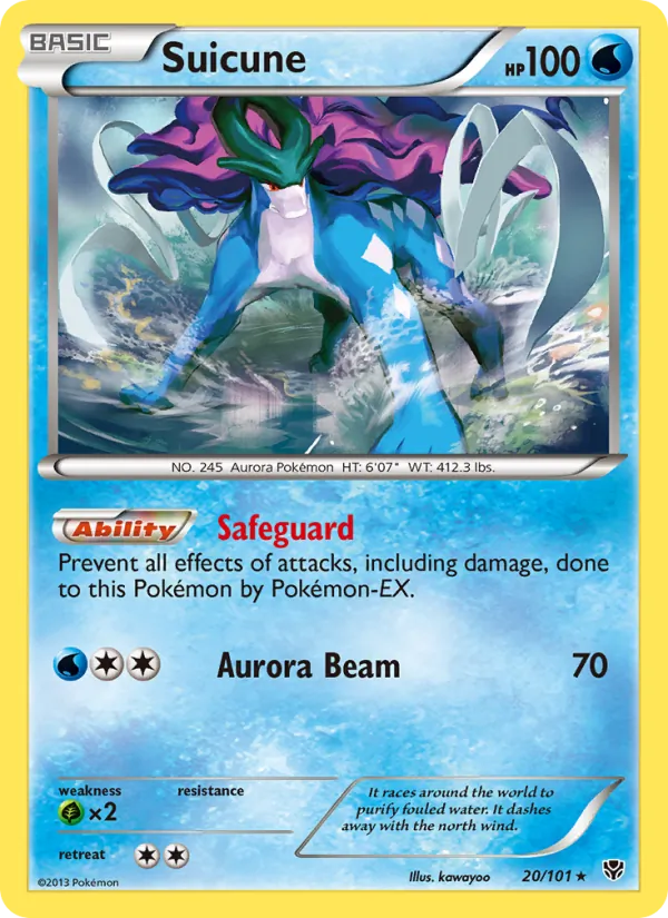 Suicune 20/101 Plasma Blast