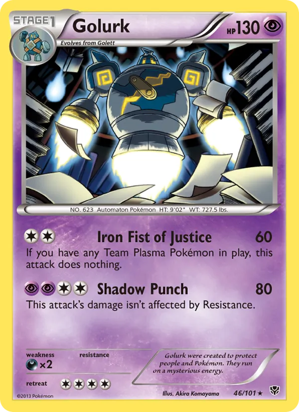 Golurk 46/101 Plasma Blast