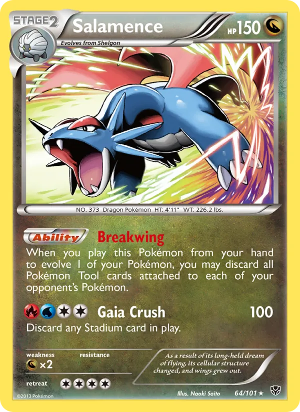 Salamence 64/101 Plasma Blast