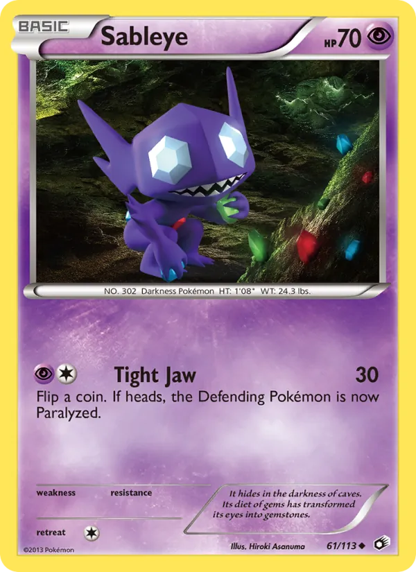 Sableye 61/113 Legendary Treasures