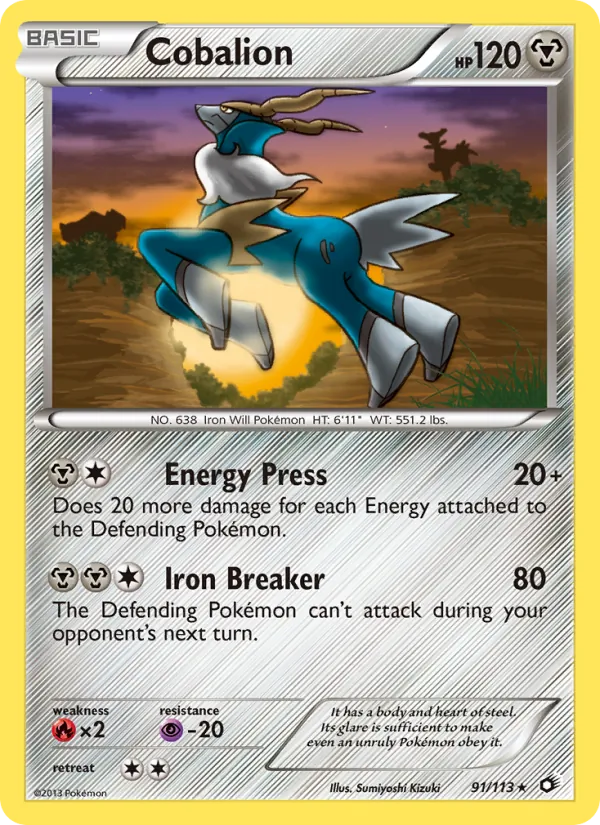 Cobalion 91/113 Legendary Treasures