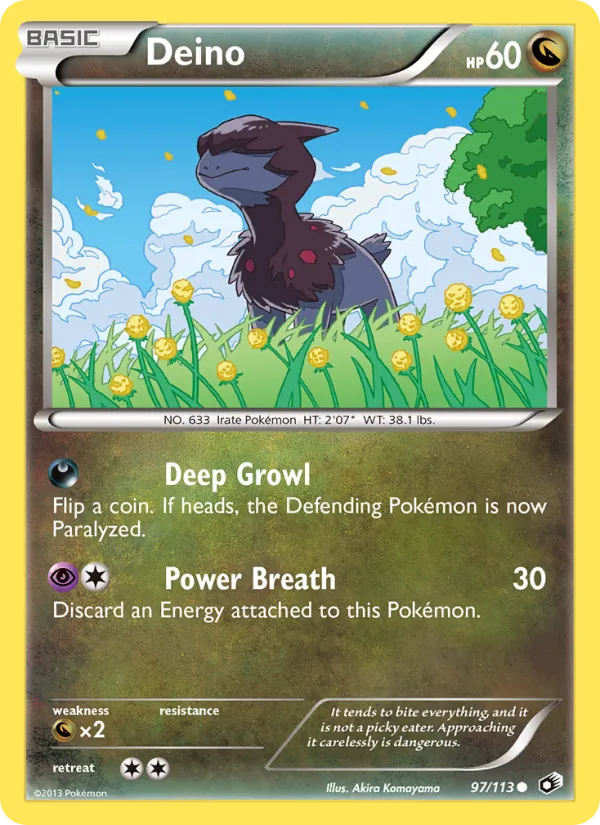 Deino 97/113 Legendary Treasures