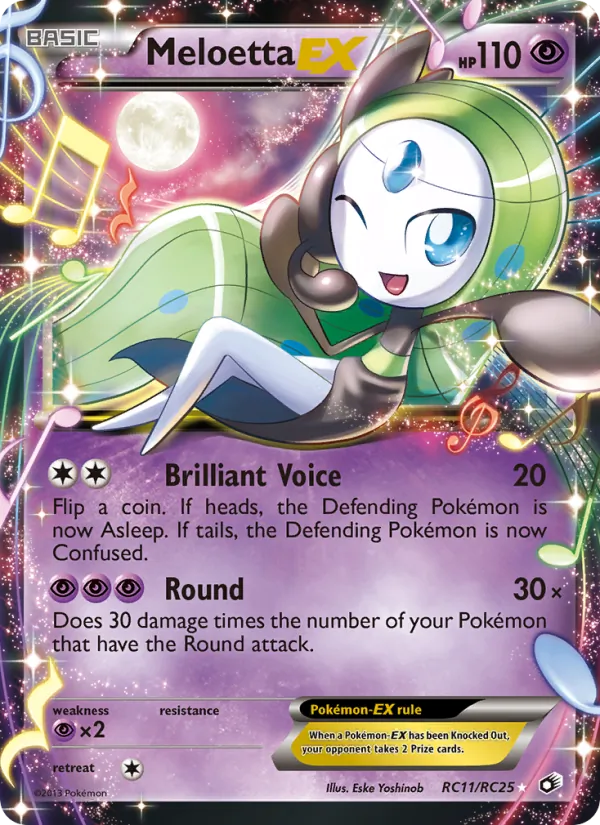 Meloetta-EX RC11 Legendary Treasures