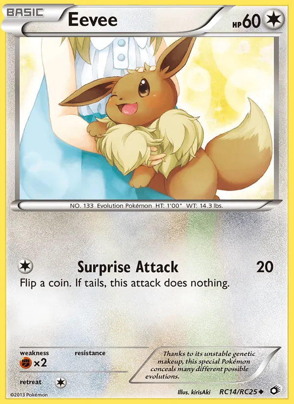 Eevee RC14 Legendary Treasures