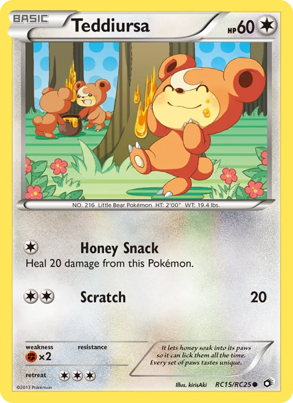 Teddiursa RC15 Legendary Treasures