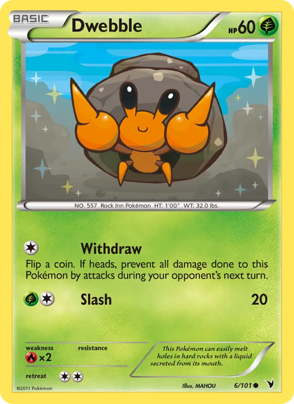 Dwebble 6/101 Noble Victories