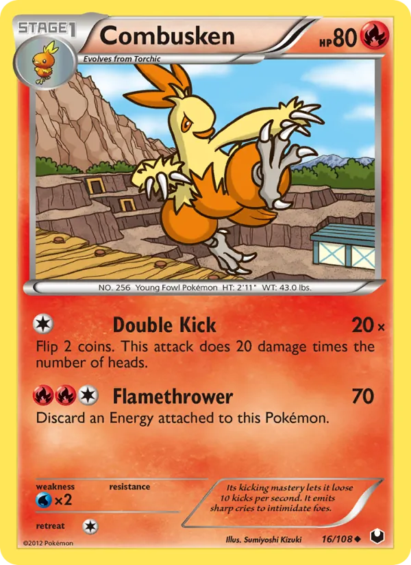 Combusken 16/108 Dark Explorers