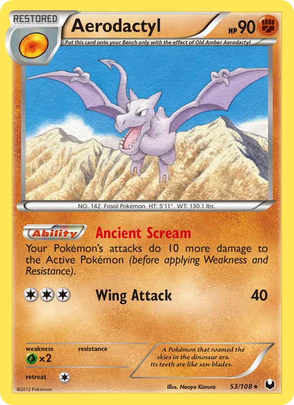 Aerodactyl 53/108 Dark Explorers