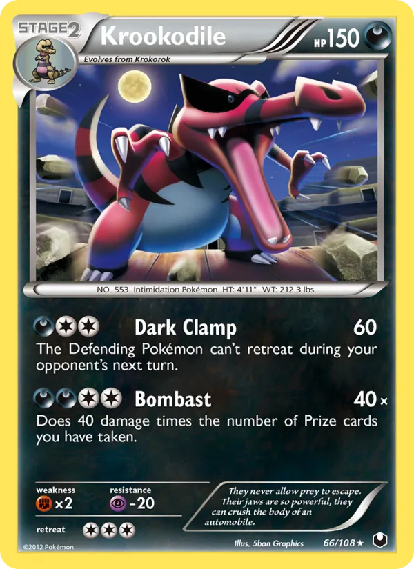 Krookodile 66/108 Dark Explorers