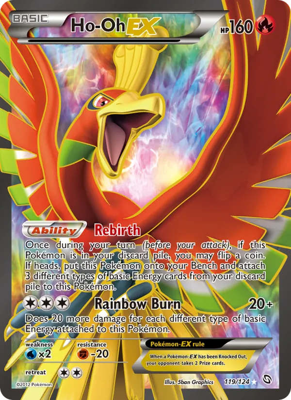 Ho-Oh-EX 119/124 Dragons Exalted