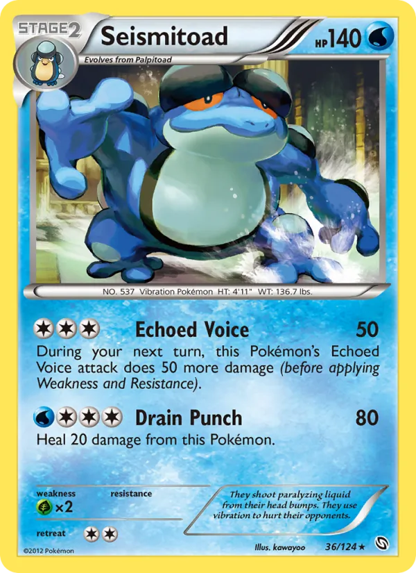 Seismitoad 36/124 Dragons Exalted
