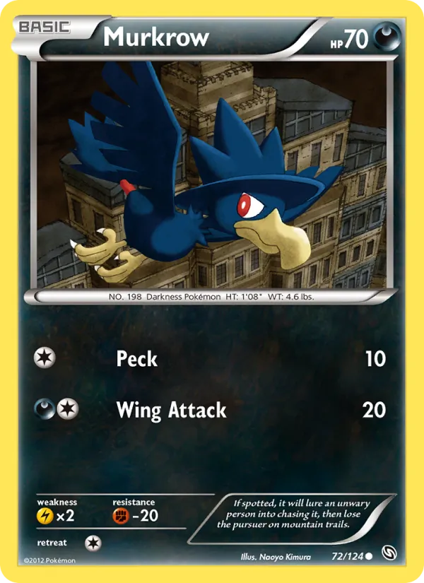 Murkrow 72/124 Dragons Exalted