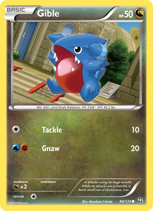 Gible 86/124 Dragons Exalted