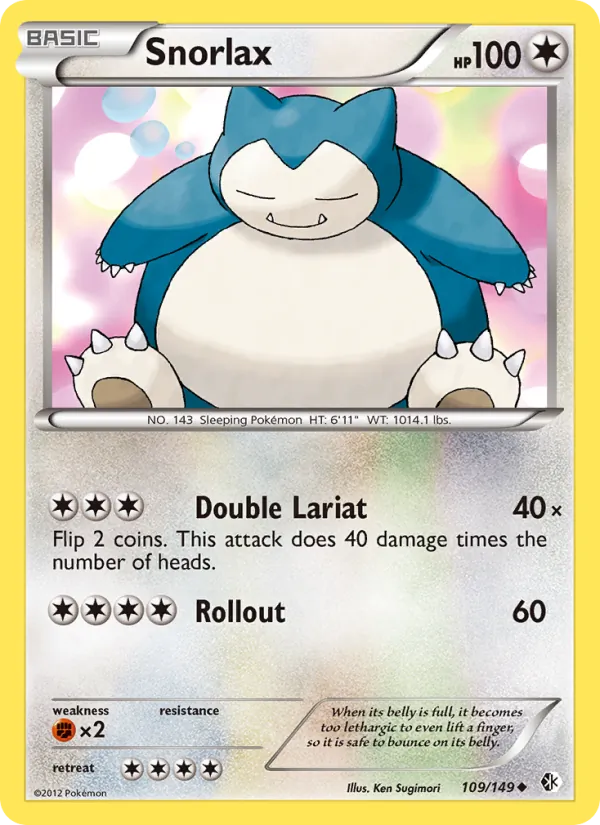 Snorlax 109/149 Boundaries Crossed
