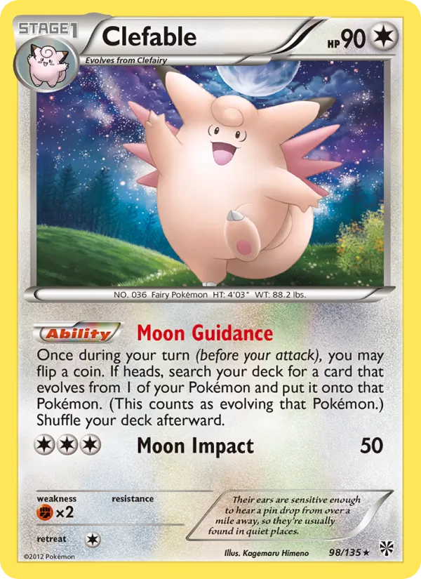 Clefable 98/135 Plasma Storm