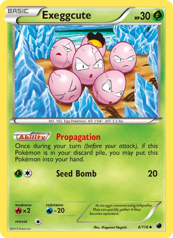 Exeggcute 4/116 Plasma Freeze
