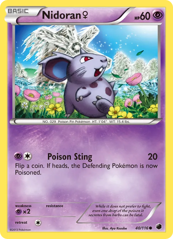 Nidoran♀ 40/116 Plasma Freeze