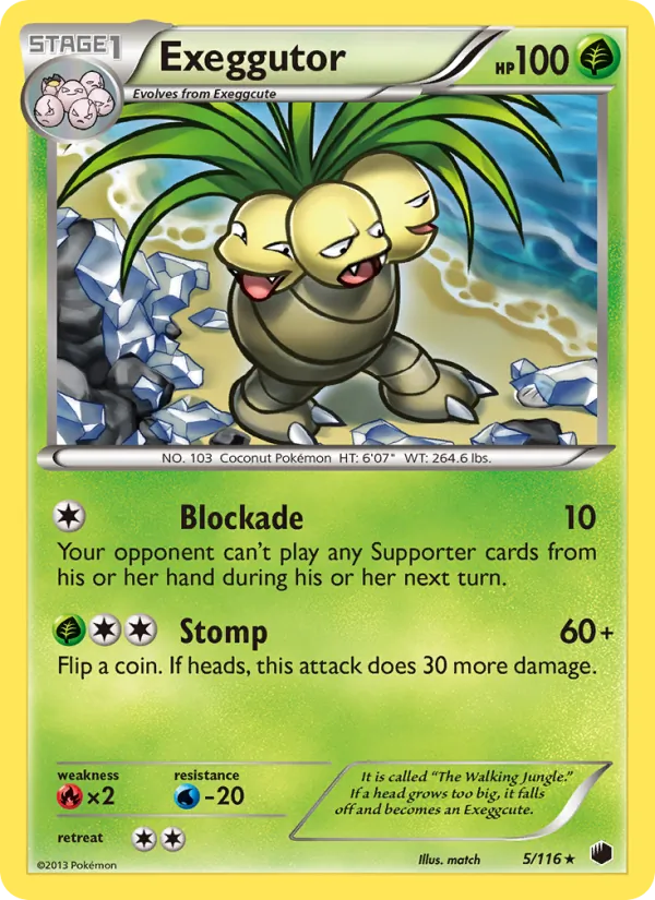 Exeggutor 5/116 Plasma Freeze