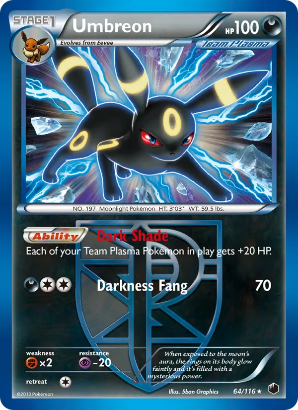 Umbreon 64/116 Plasma Freeze
