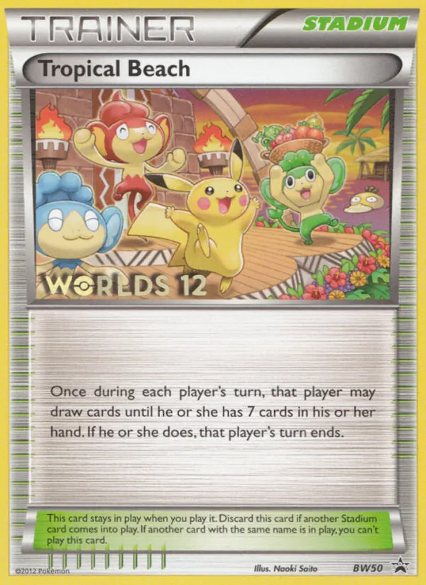 Tropical Beach BW50 BW Black Star Promos