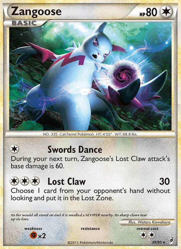 Zangoose 39/95 Call of Legends
