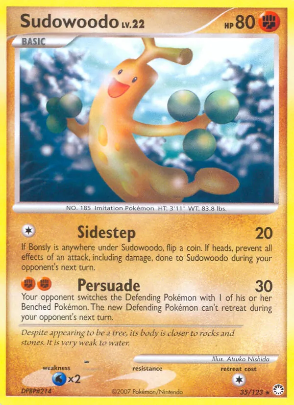 Sudowoodo 35/123 Mysterious Treasures