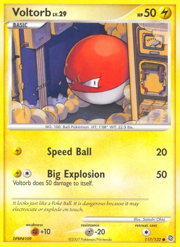 Voltorb 117/132 Secret Wonders