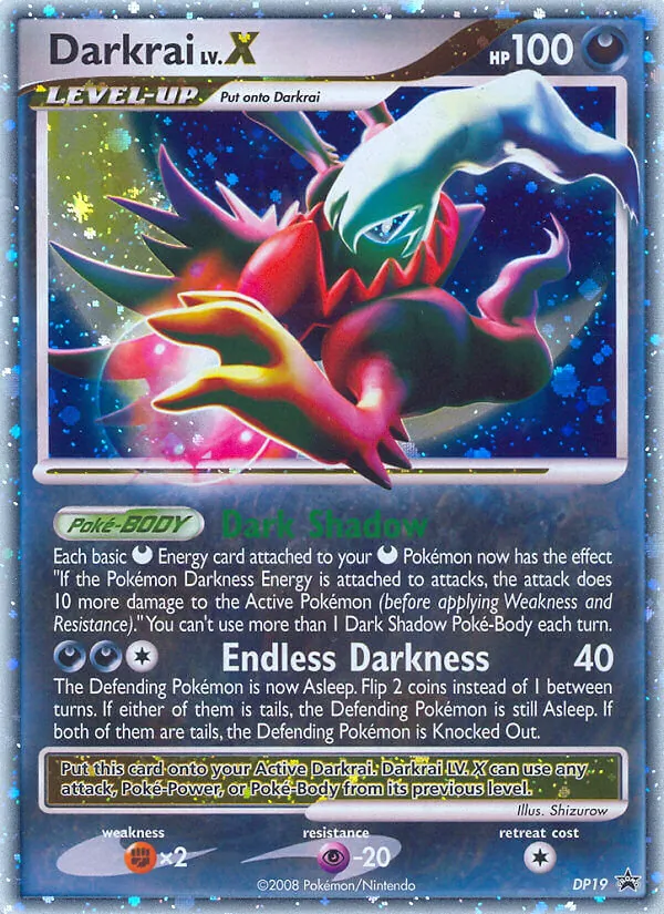 Darkrai DP19 DP Black Star Promos