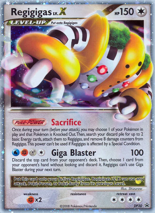 Regigigas DP30 DP Black Star Promos