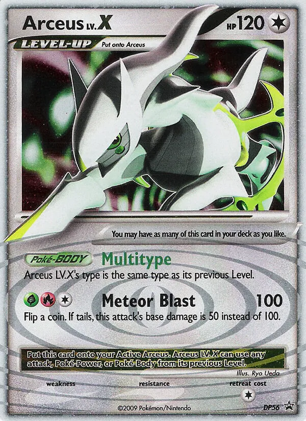 Arceus DP56 DP Black Star Promos