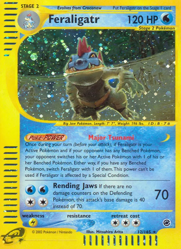 Feraligatr 12/165 Expedition Base Set
