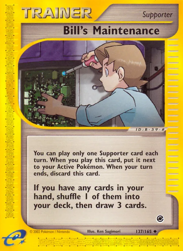 Bill's Maintenance 137/165 Expedition Base Set