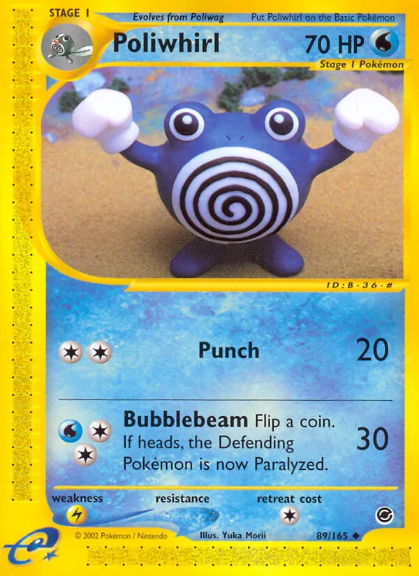 Poliwhirl 89/165 Expedition Base Set