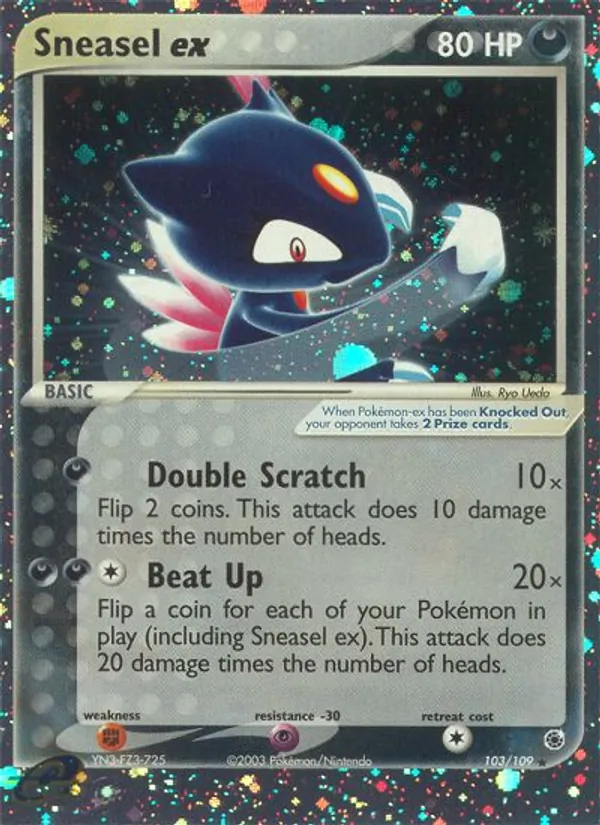 Sneasel ex 103/109 Ruby & Sapphire