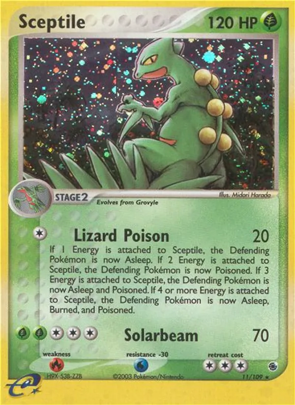 Sceptile 11/109 Ruby & Sapphire