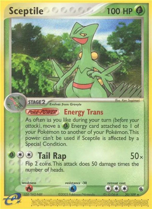Sceptile 20/109 Ruby & Sapphire