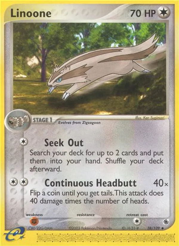 Linoone 38/109 Ruby & Sapphire