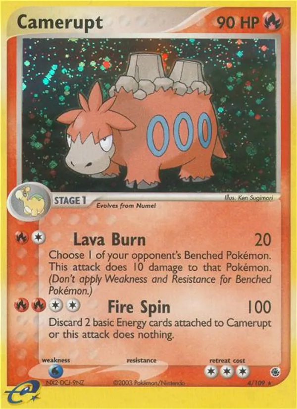 Camerupt 4/109 Ruby & Sapphire