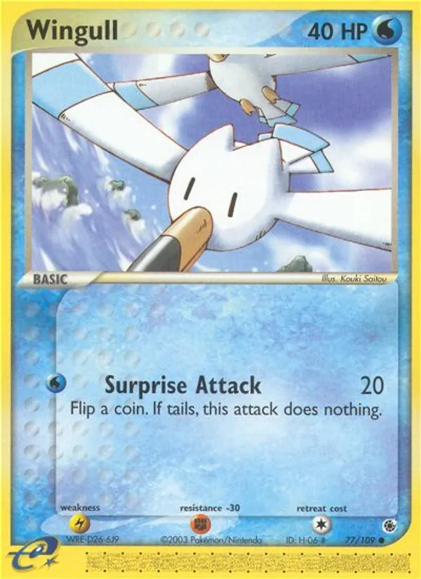 Wingull 77/109 Ruby & Sapphire