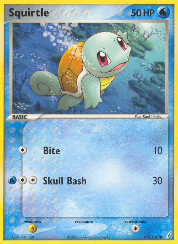 Squirtle 63/100 Crystal Guardians