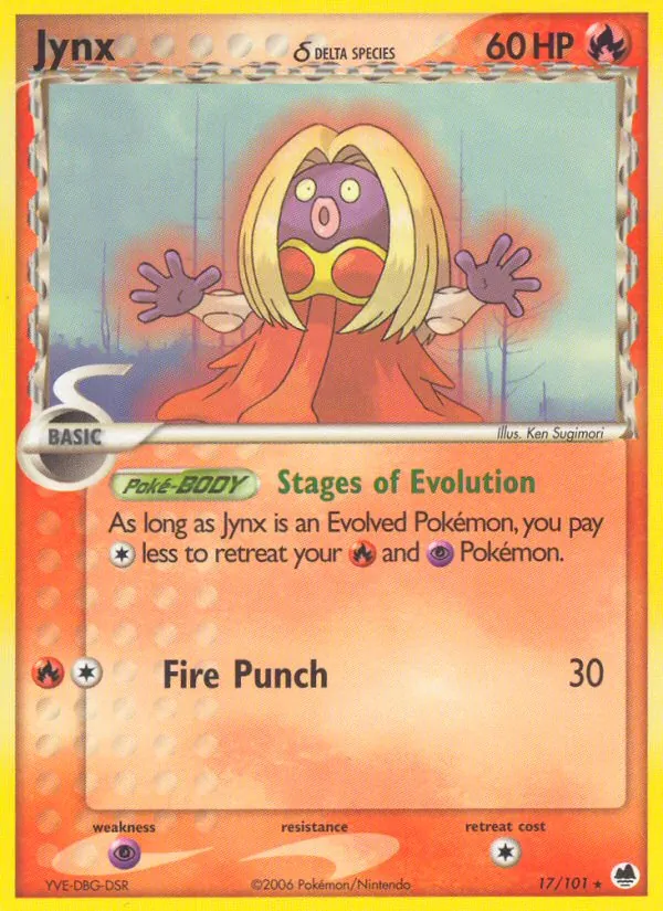 Jynx δ 17/101 Dragon Frontiers