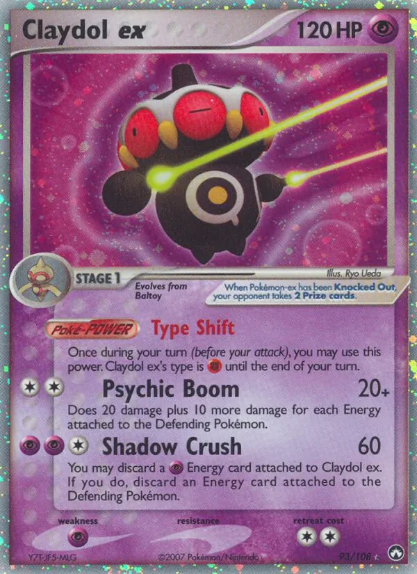 Claydol ex 93/108 Power Keepers