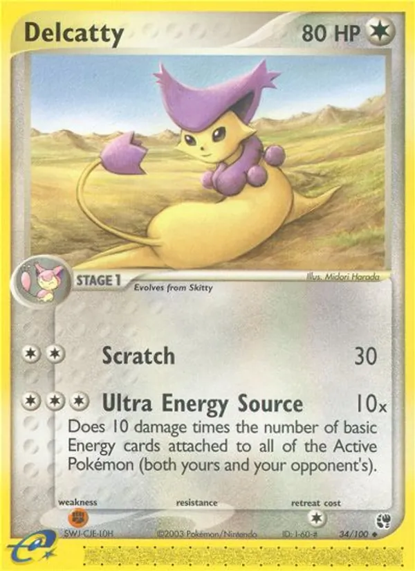 Delcatty 34/100 Sandstorm