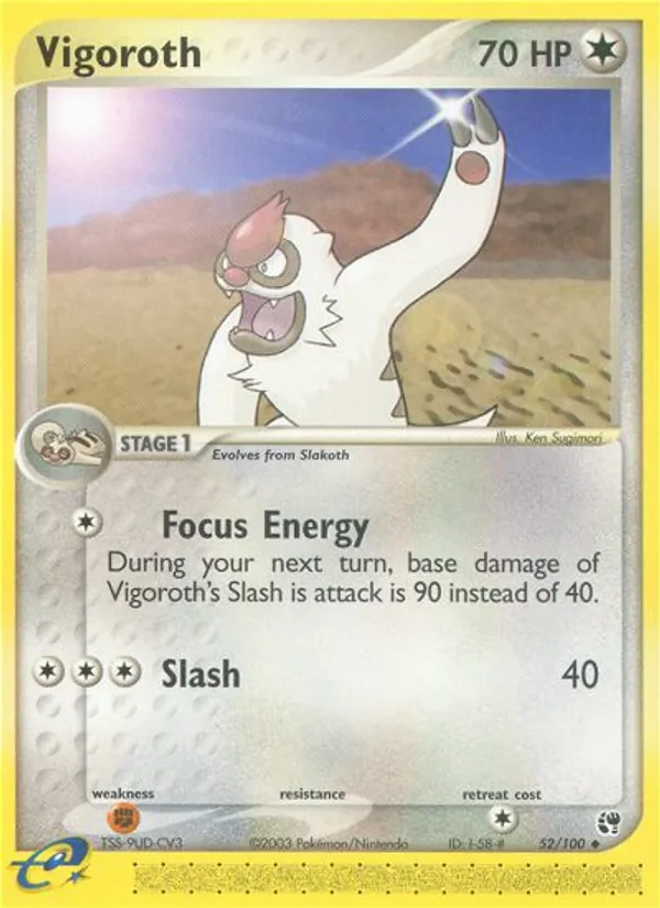 Vigoroth 52/100 Sandstorm
