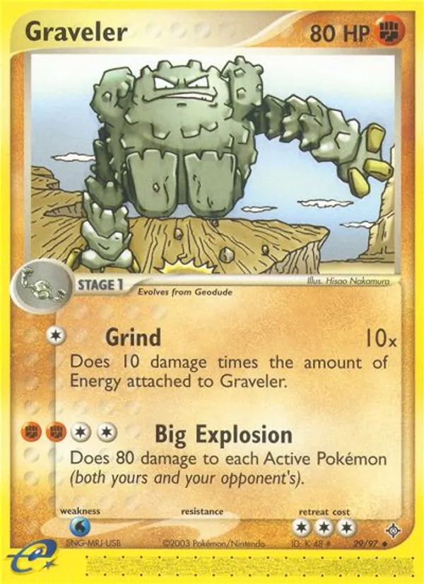 Graveler 29/97 Dragon